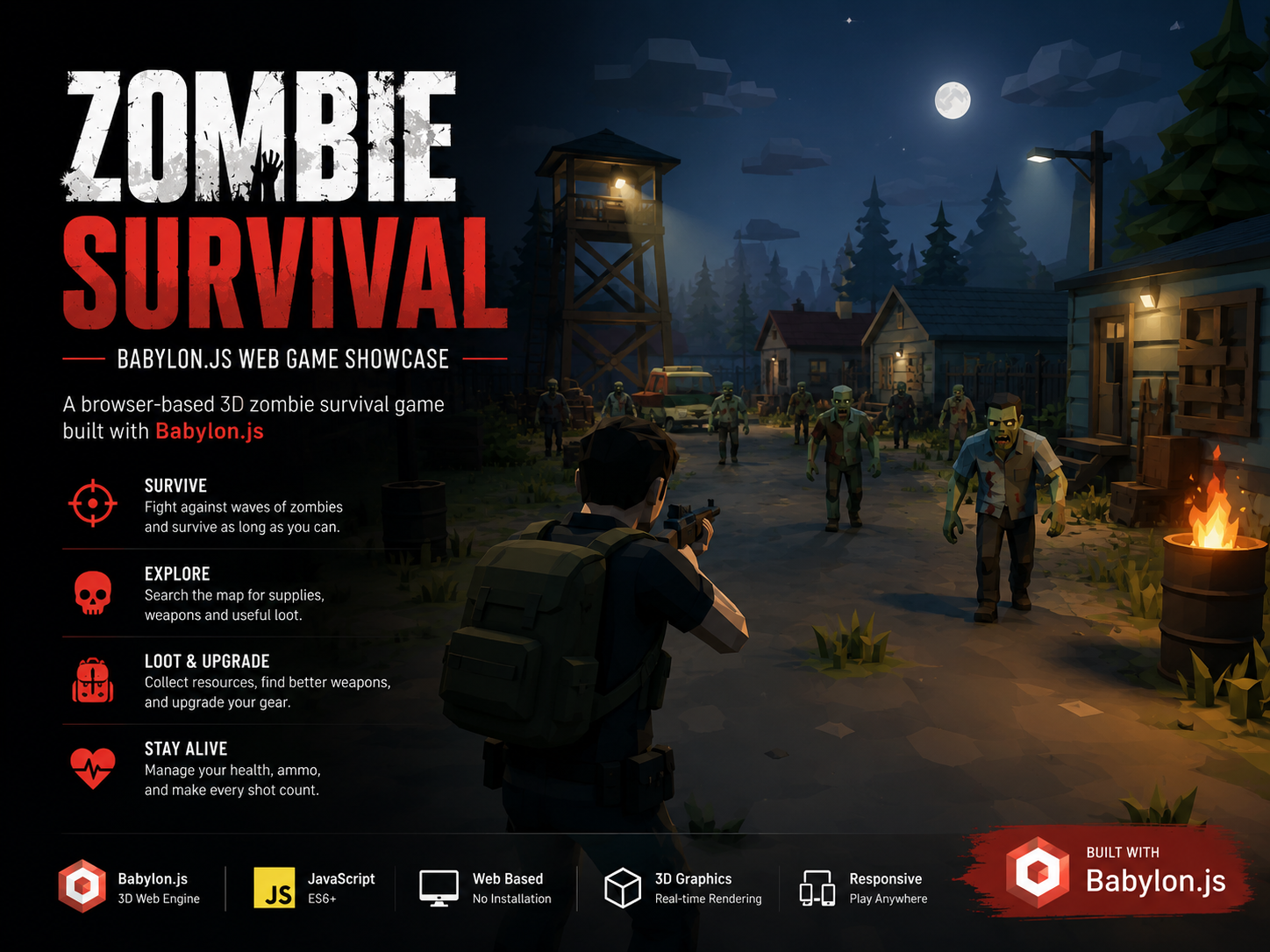 Zombie Survival Game screenshot 1