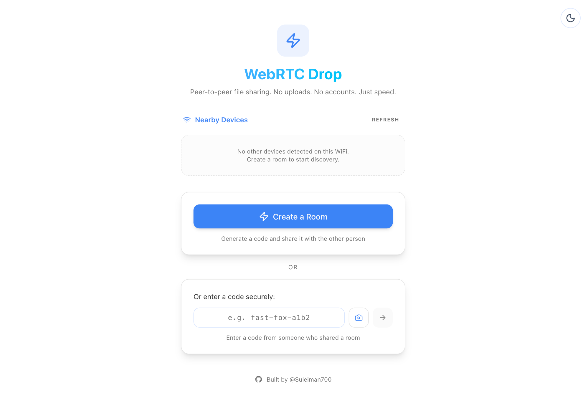 WebRTC Drop screenshot 2