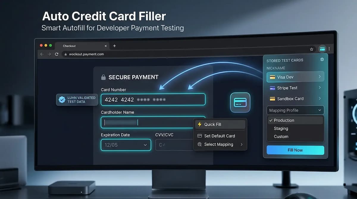 Auto Credit Card Filler