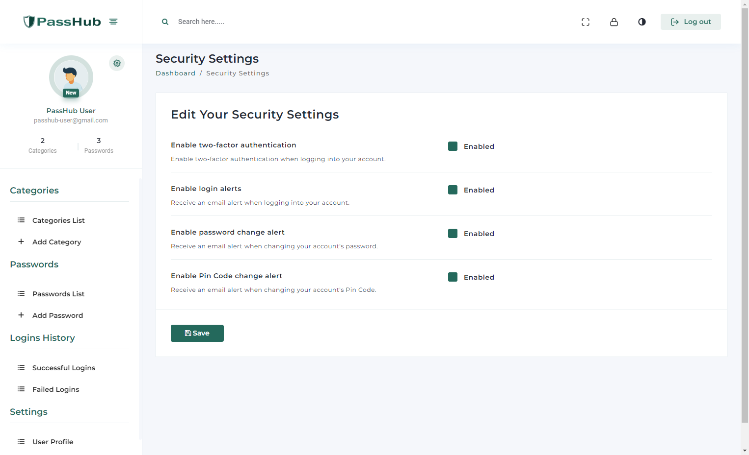 PassHub screenshot 2