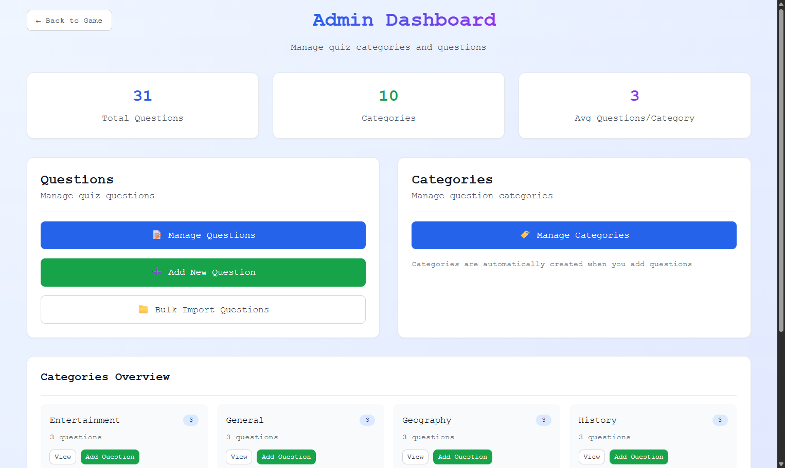 Multiplayer Quiz Game screenshot 6